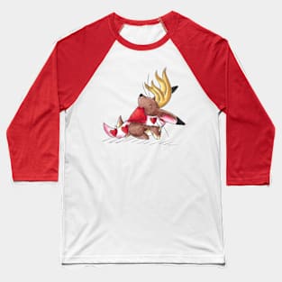 Jackalope Valentine Baseball T-Shirt